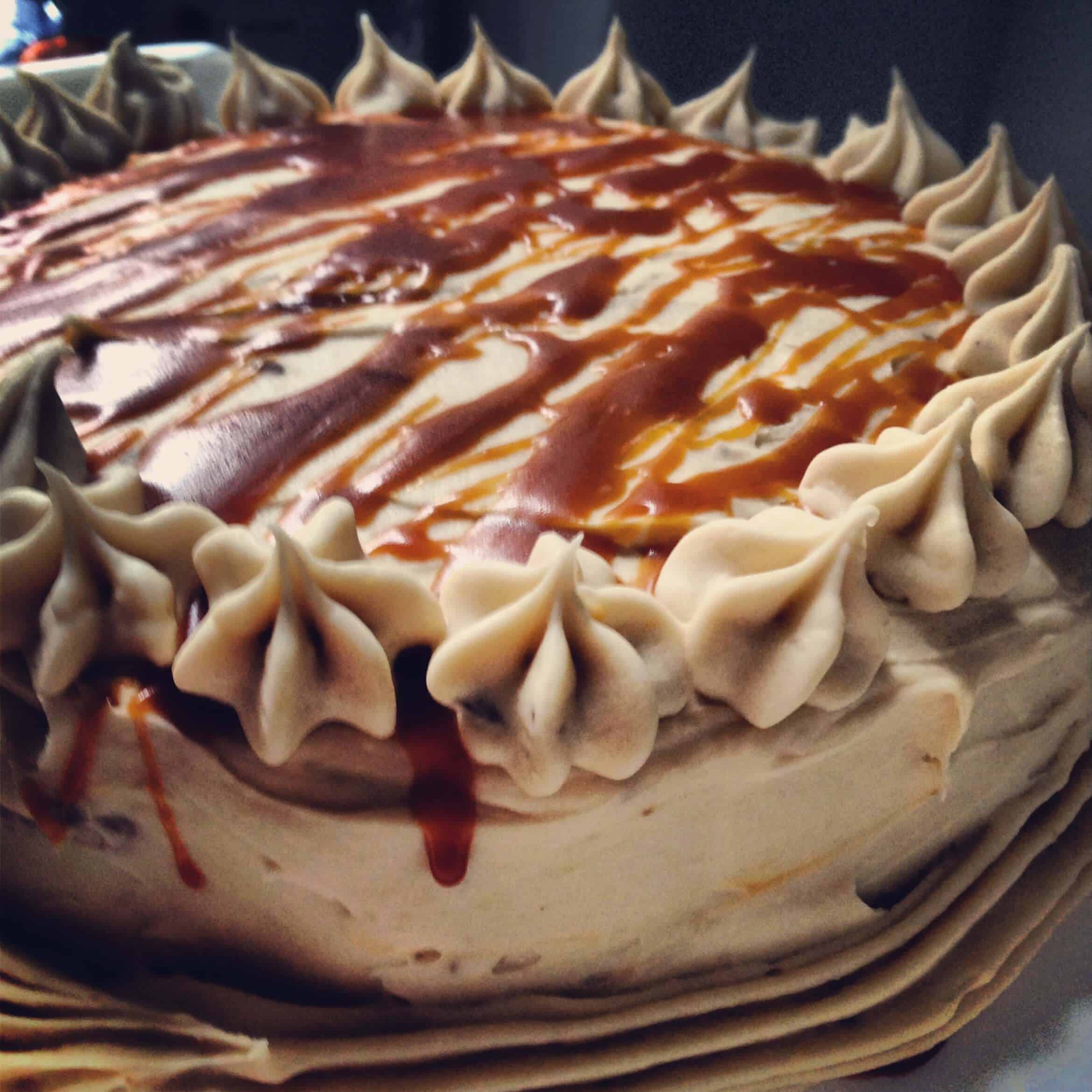 Salted Caramel Layer Cake Delicious from Scratch Recipe