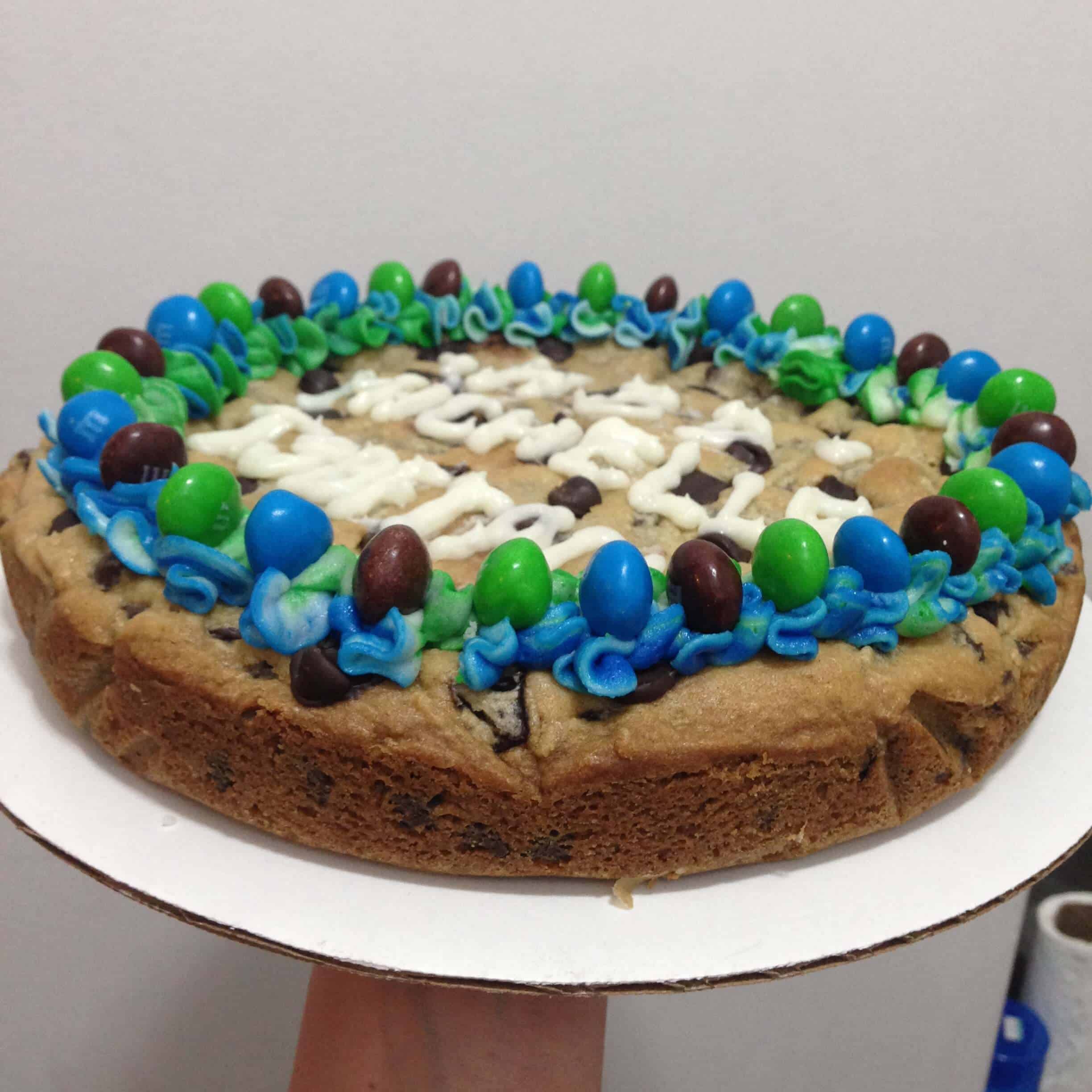 Nutella Stuffed Chocolate Chip Cookie Cake Chelsweets
