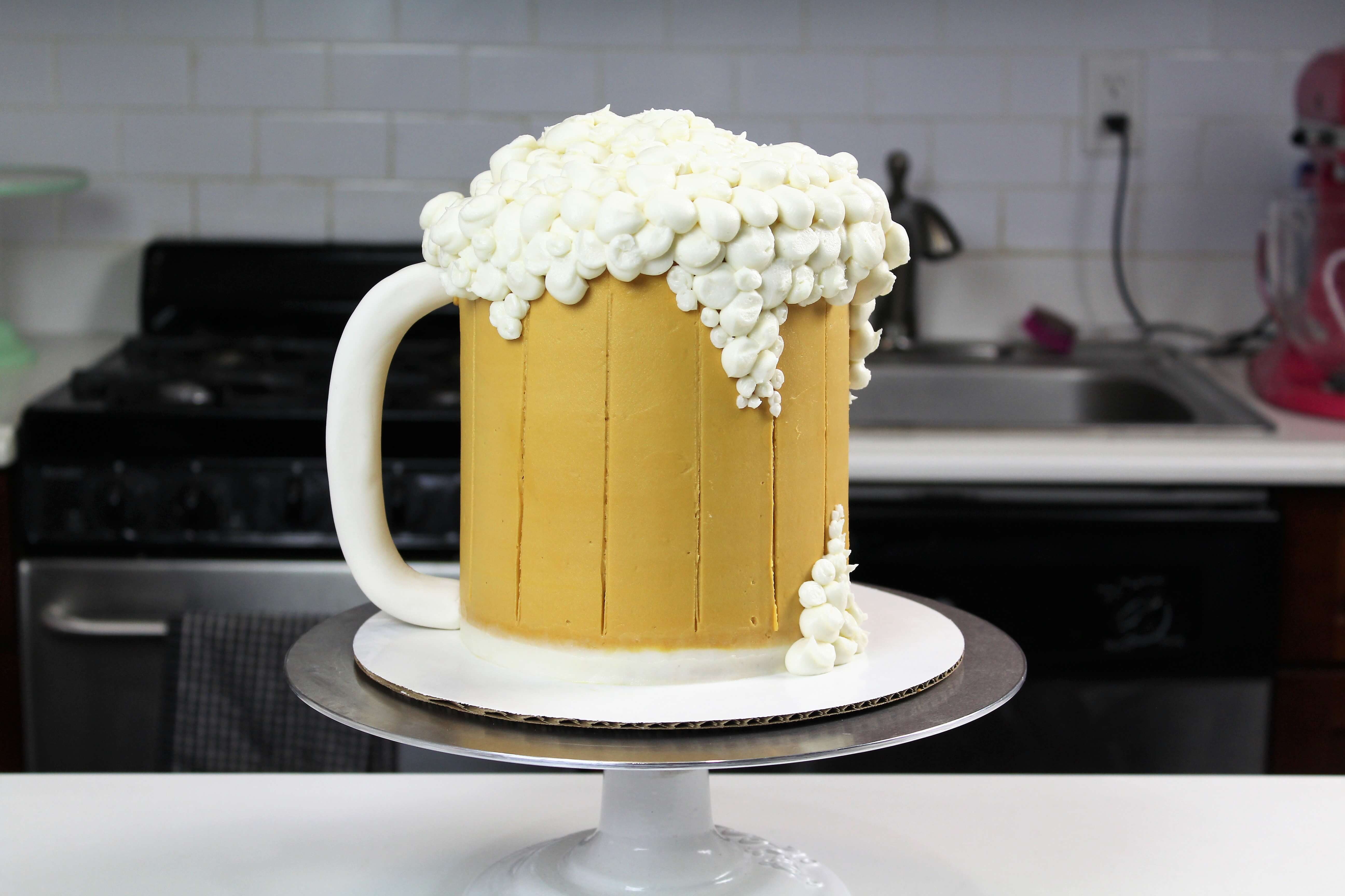 Beer Mug Cake Chelsweets