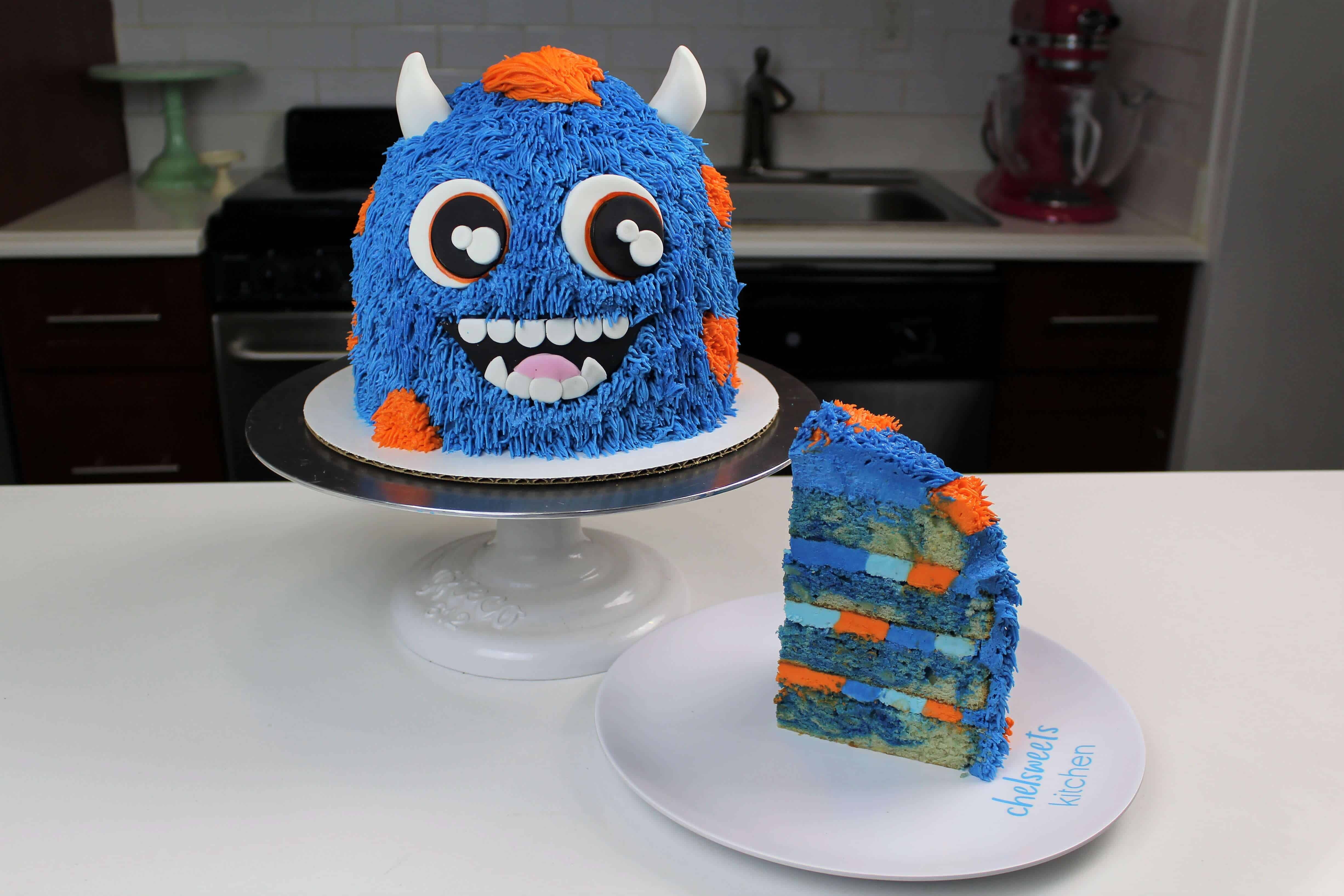 Monster Cake Easy Recipe and Tutorial