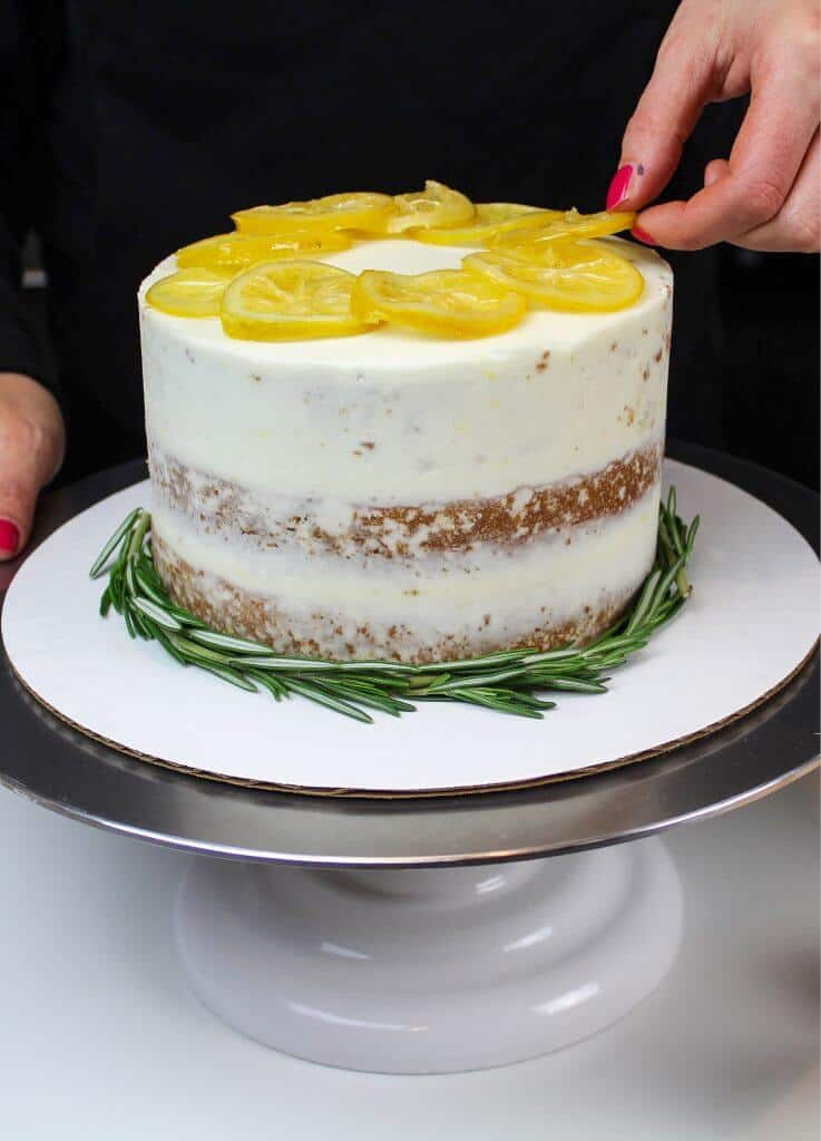 Olive Oil Cake with Lemon Cream Cheese Frosting Chelsweets