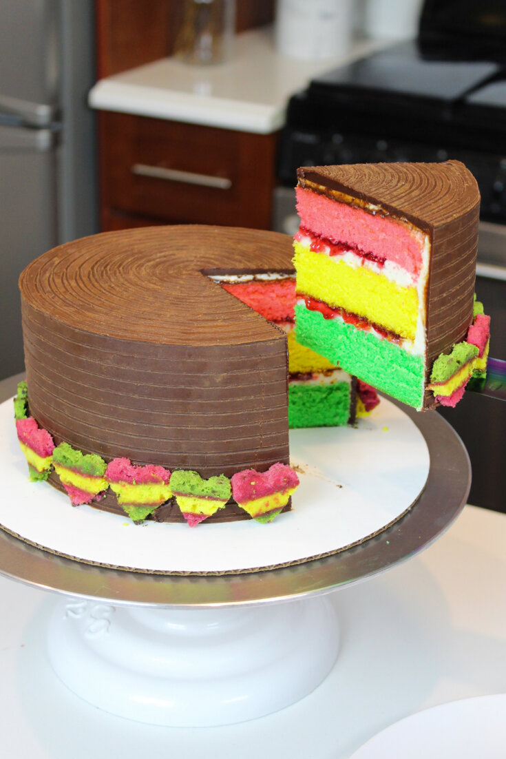 Rainbow Cookie Cake Your Favorite Cookie In Cake Form