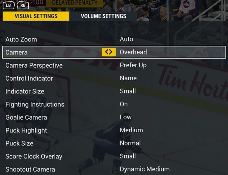 Best Camera Angle/View in NHL 19
