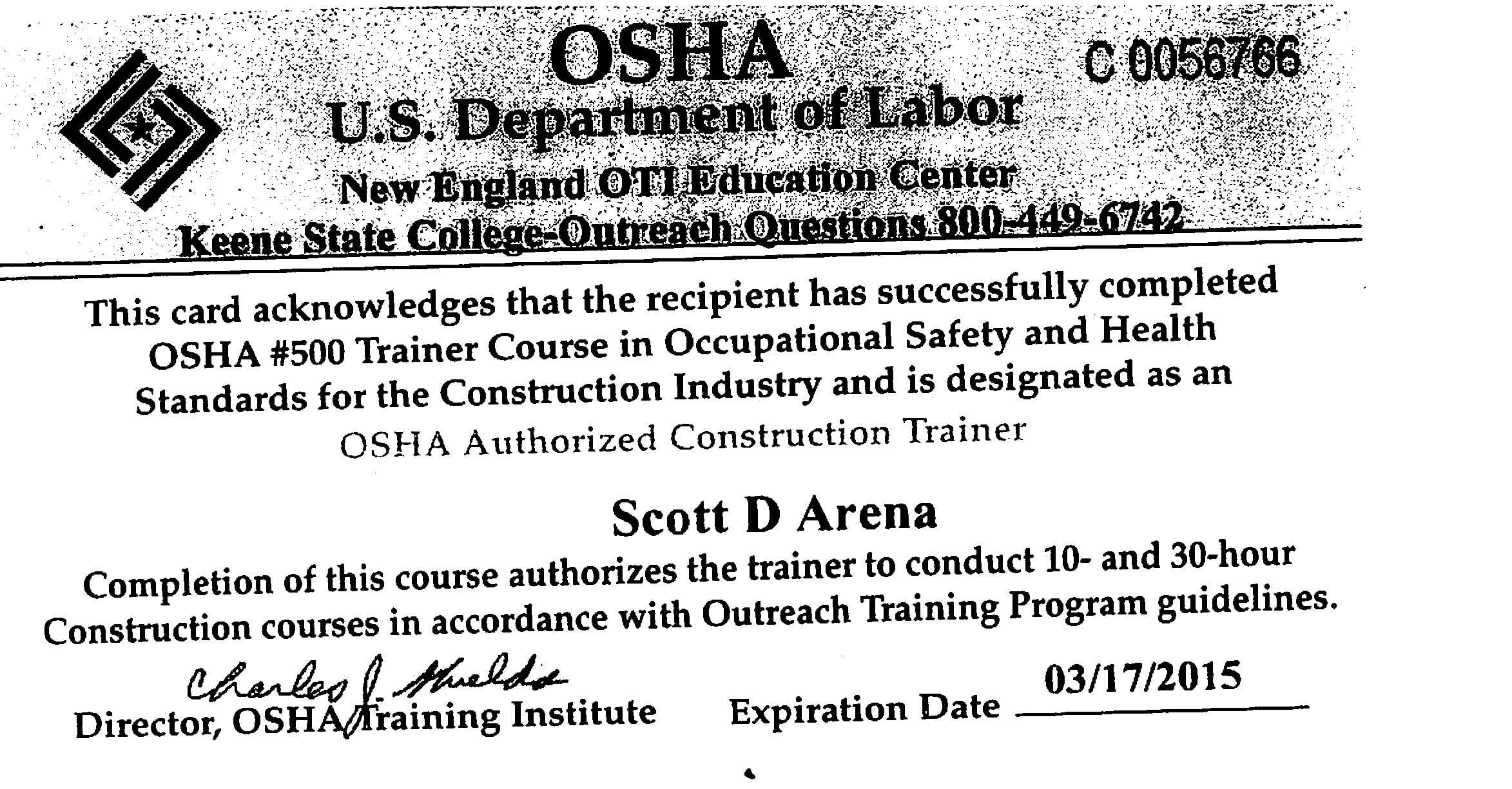Training Overview Chem Scope, Inc.