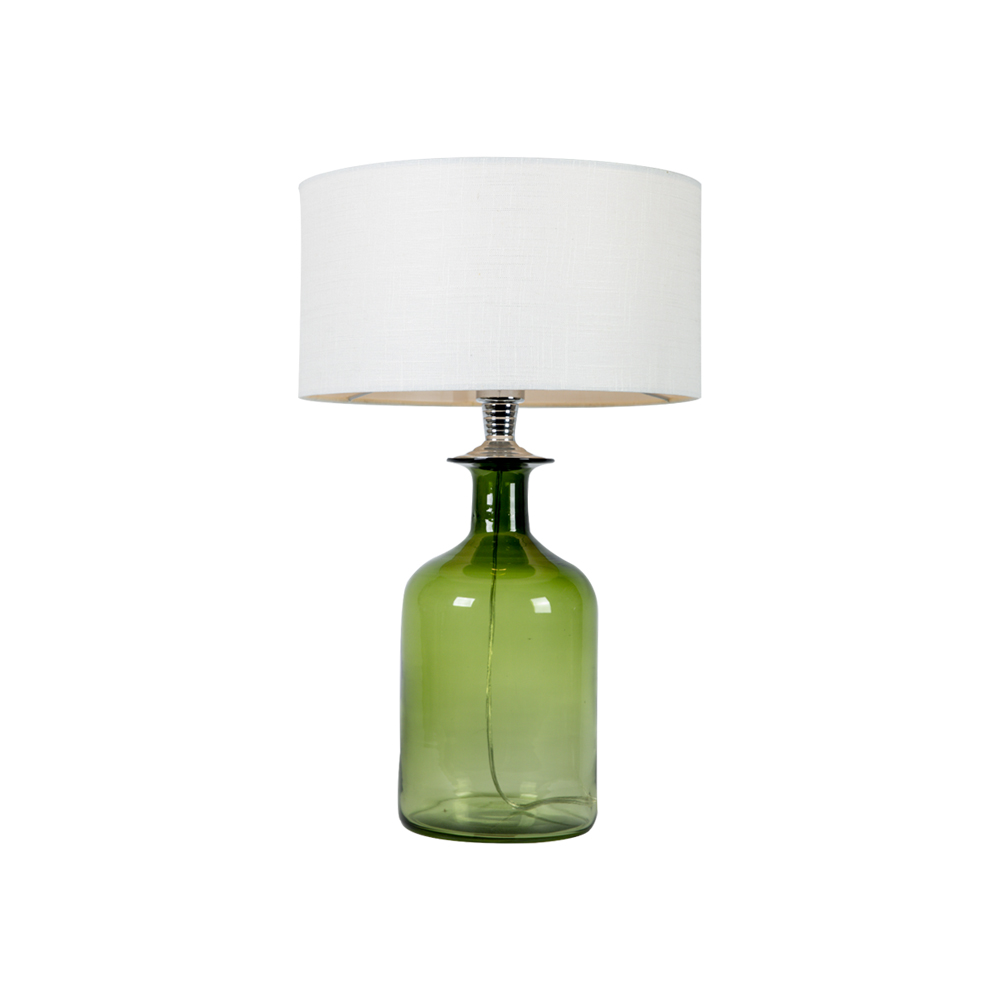 Green Glass Jar Table Lamp Chemaly Lighting