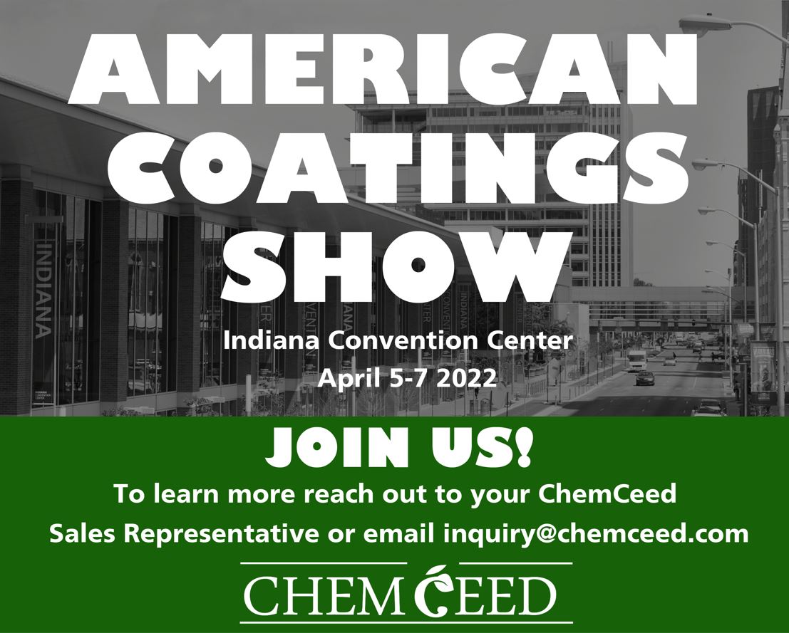 ChemCeed to Attend American Coatings Show 2022 ChemCeed