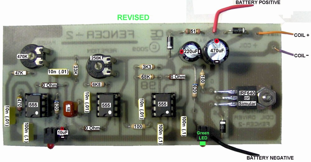 Electric Fence Circuit Board Electric Fence Circuit Electric Fence