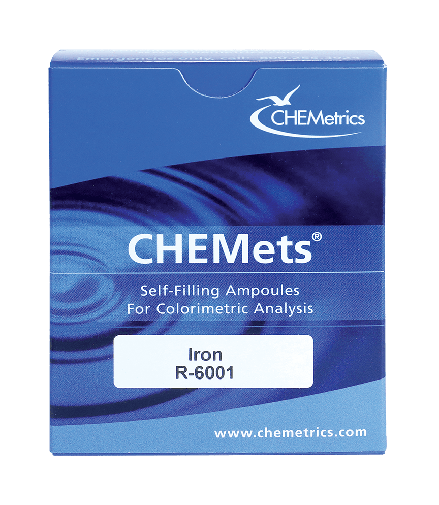 CHEMets Iron Refill (R6001) 30 Ampoules CHEMetrics