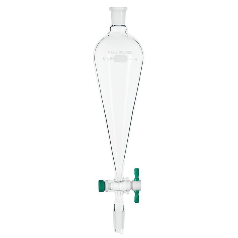 CG1743 FUNNELS, SQUIBB, SEPARATORY, PTFE STOPCOCKS Chemglass Life Sciences