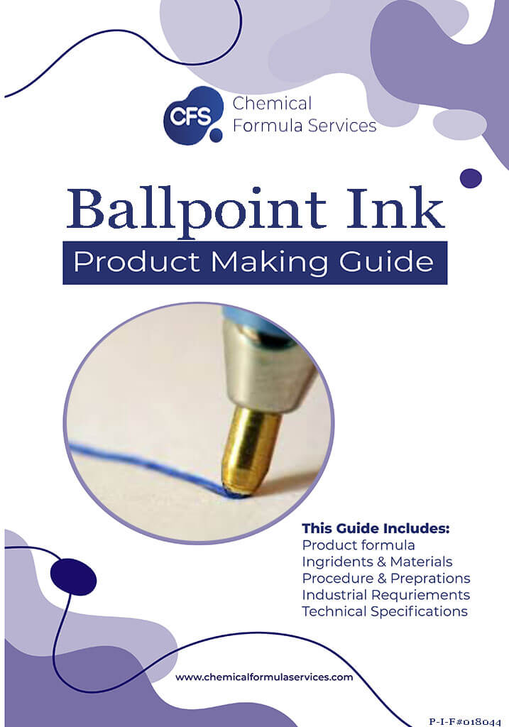 Ballpoint Ink Composition At 1 Chemical Formula Services