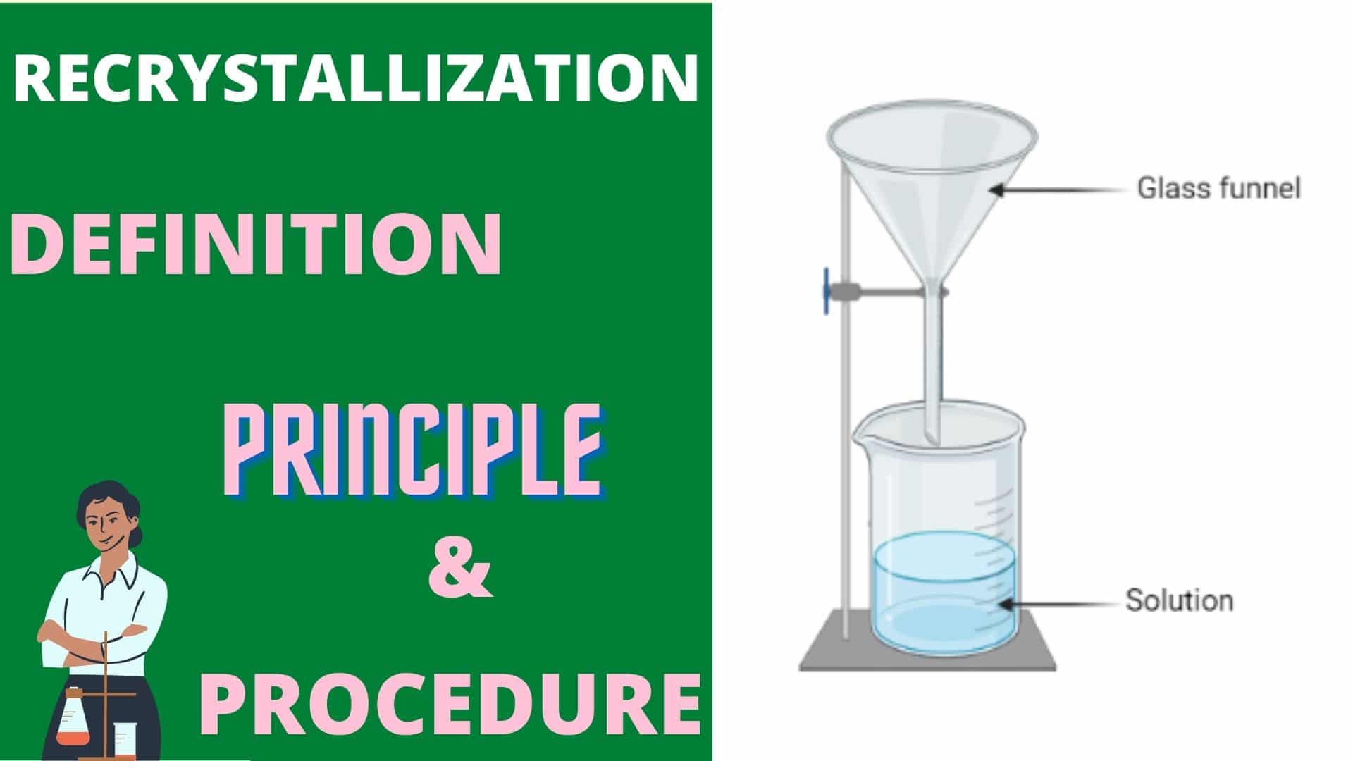Recrystallization Definition / Meaning Chemistry Notes