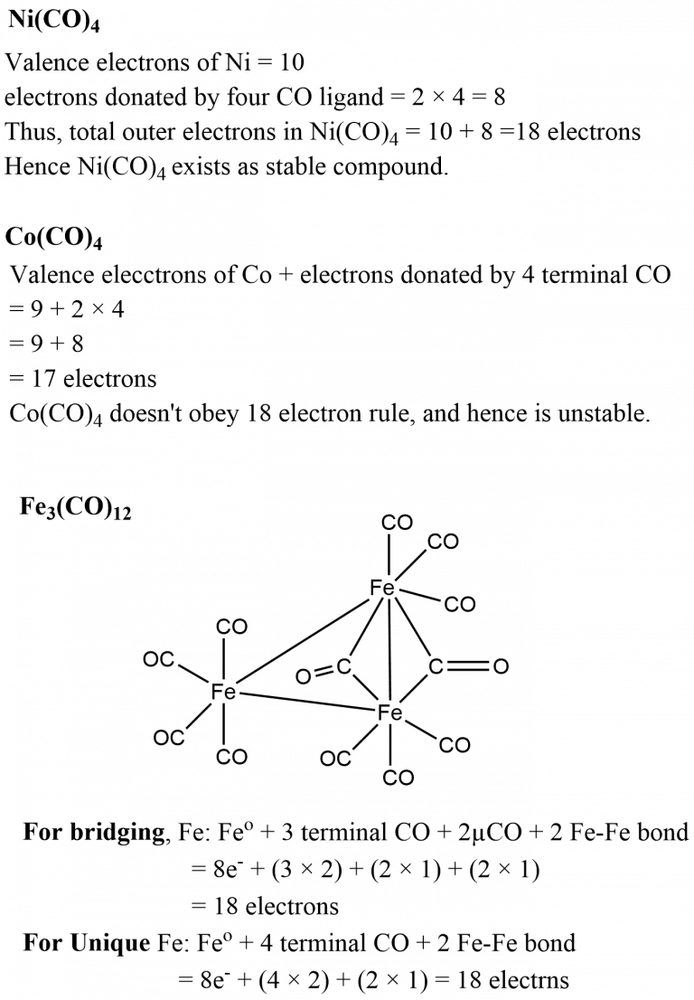 18 Electron Rule Definition, Examples, and Applications Chemistry Notes