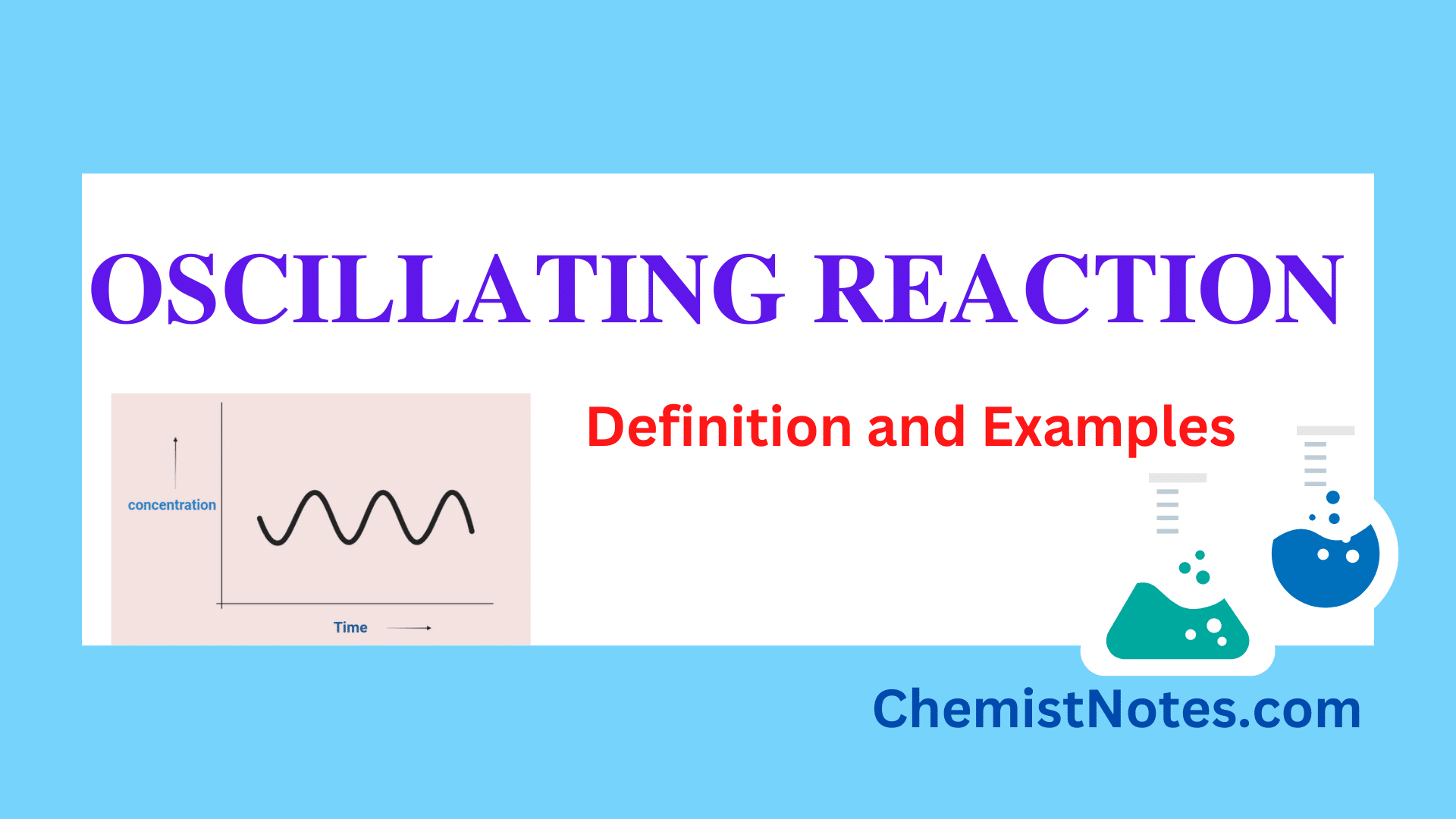 Oscillating chemical reactions Easy Definition, 3 examples Chemistry