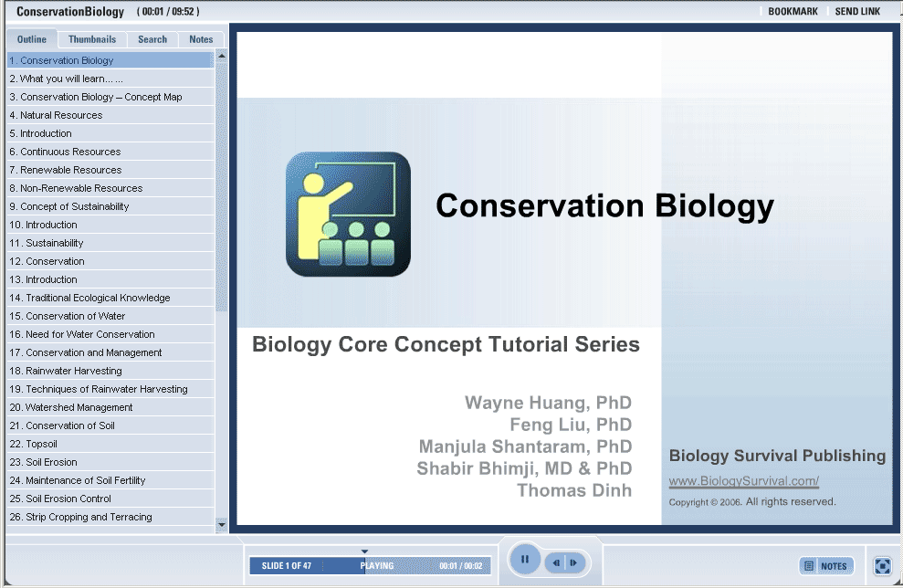 Biology Conservation Biology