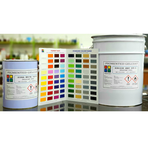 Clear Gelcoats & Coloured Gelcoats (Ortho, ISO, ISO NPG, VE) CHEMITONE Colour Pigment Paste