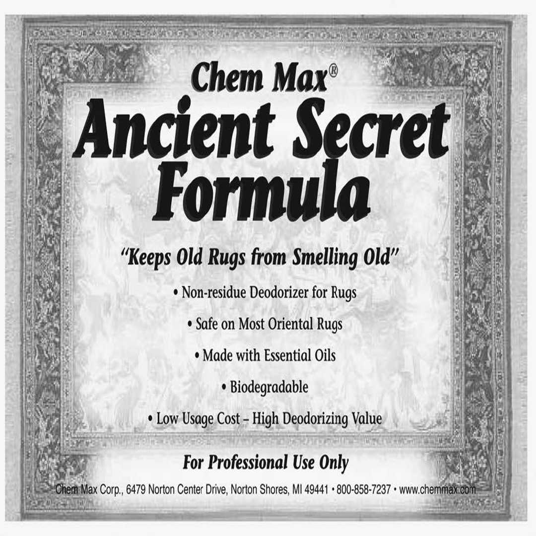 Ancient Secret Formula Chem Max® Corp