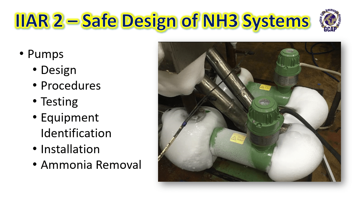 IIAR 2 GCAP Design Standard Safety Ammonia 4 Ammonia PSM / RMP