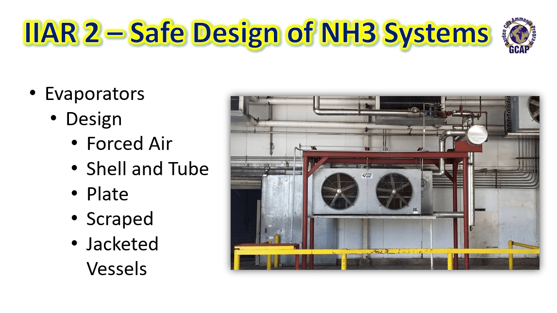 IIAR 2 Safe Design for Ammonia Refrigeration Systems Ammonia PSM