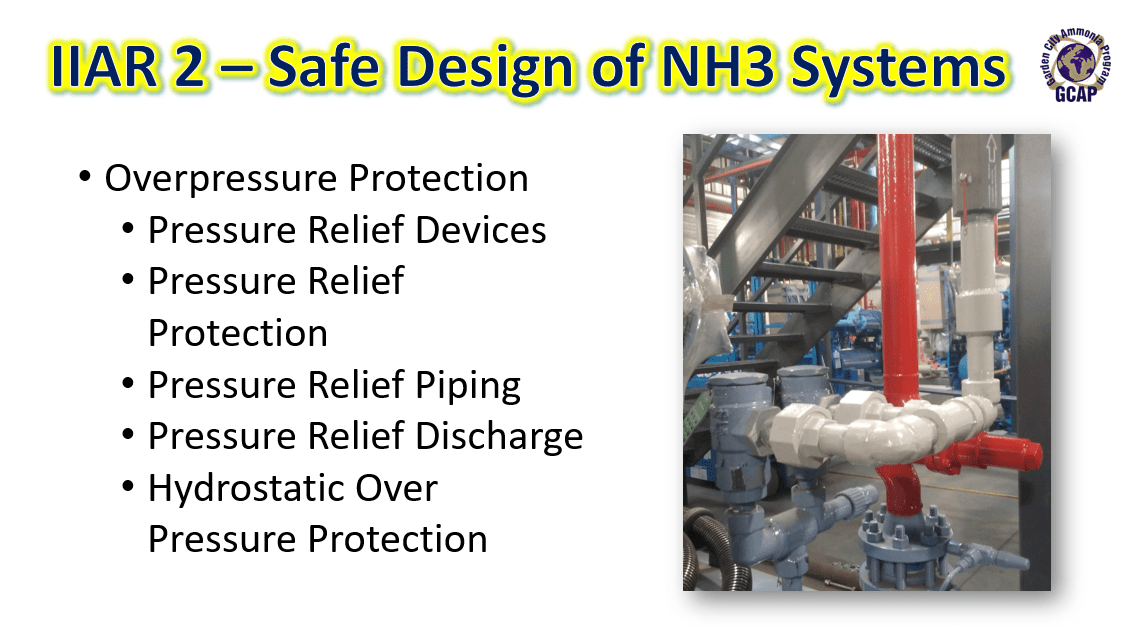 IIAR 2 GCAP Design Standard Safety Ammonia 9 Ammonia PSM / RMP