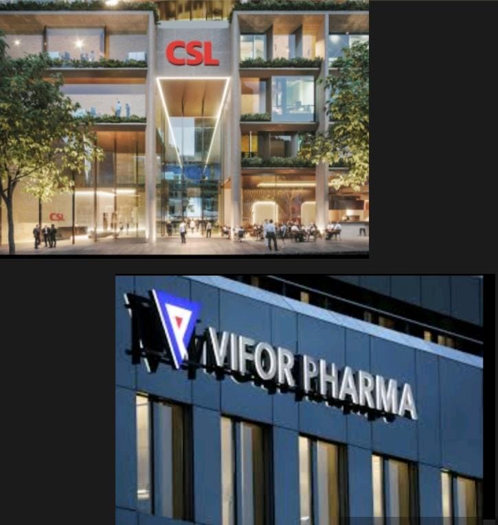 Aus Biotech Giant CSL to Acquire Swiss Vifor Pharma News & Updates