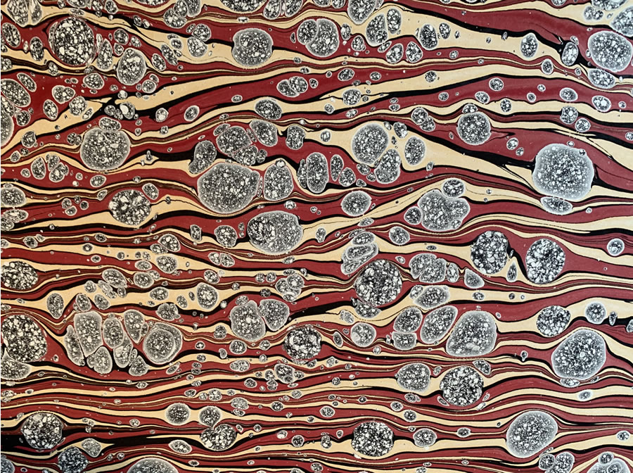 Chena River Marblers Specializing in fine marbled papers, marbled