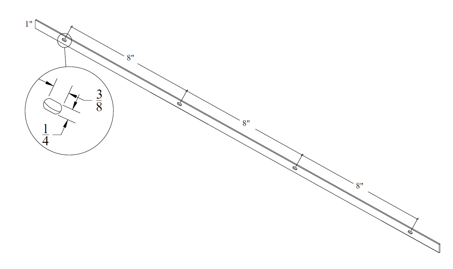 T1 Termination Bar Type 304 SS Cheney Flashing