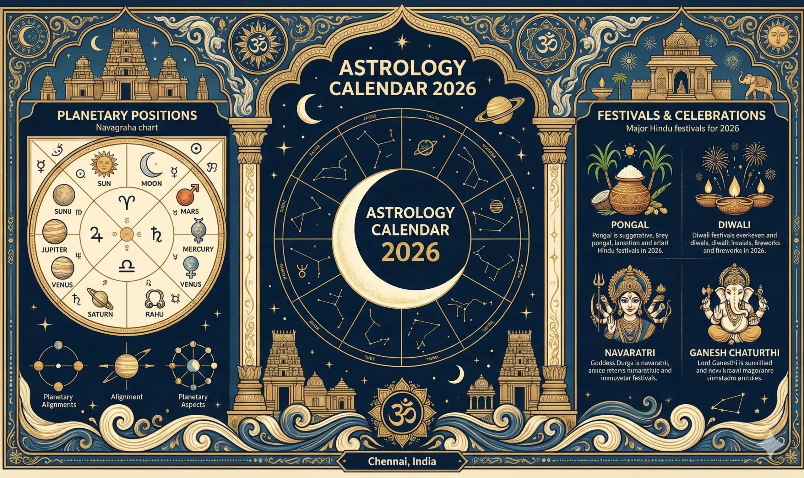 Astrology Calendar 2026 Complete &amp; Accurate Hindu Dates Guide