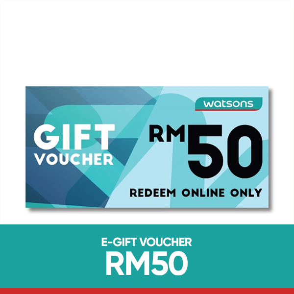 Watsons eGift Voucher RM50 CheQQme Game Hub