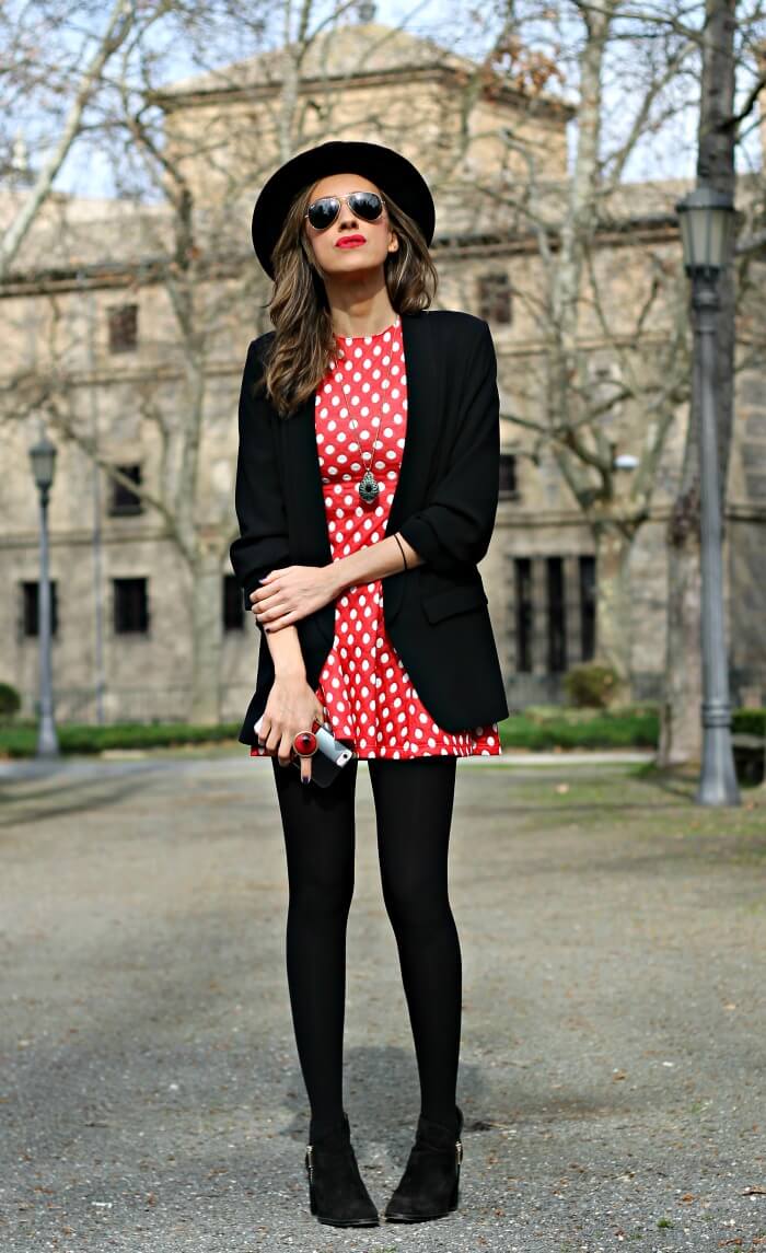 ¿Cómo combinar un VESTIDO ROJO de una forma más elegante?