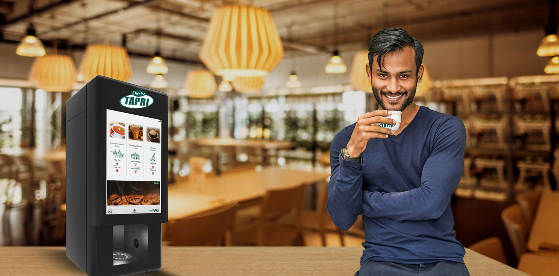 Latest Tea Coffee Machine for Offices and Cafe's Cherise Tapri