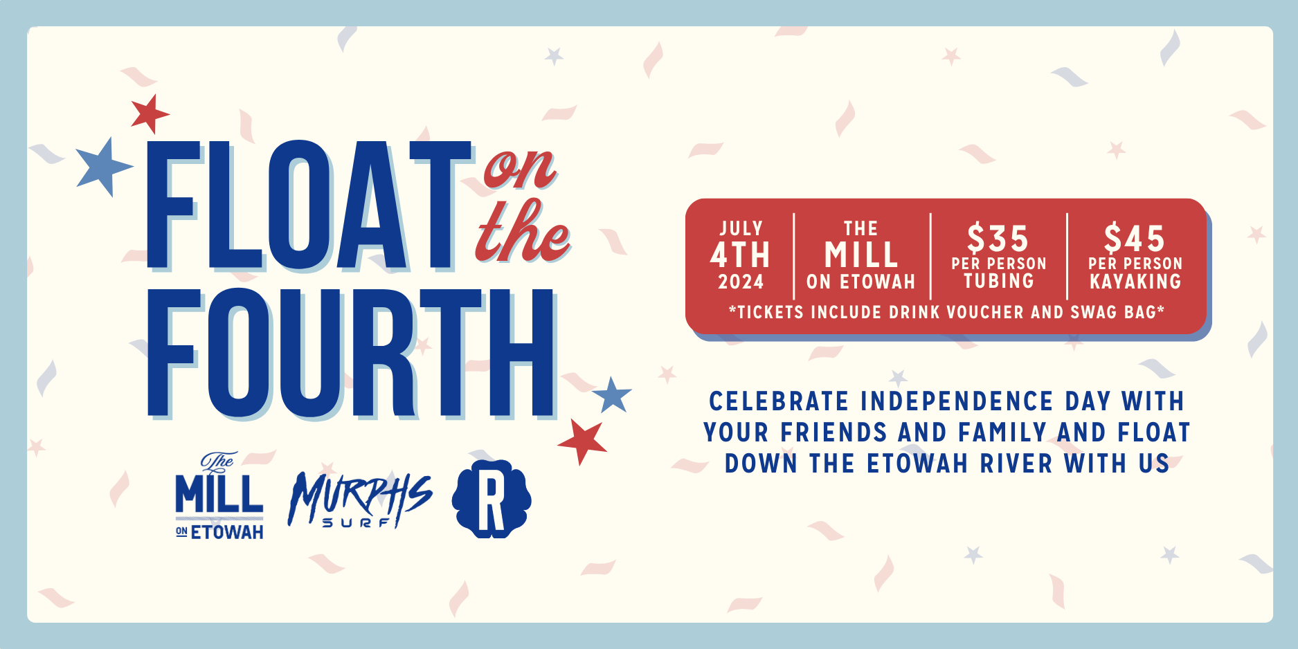 The Mill on Etowah to Host Float on the Fourth Cherokee County