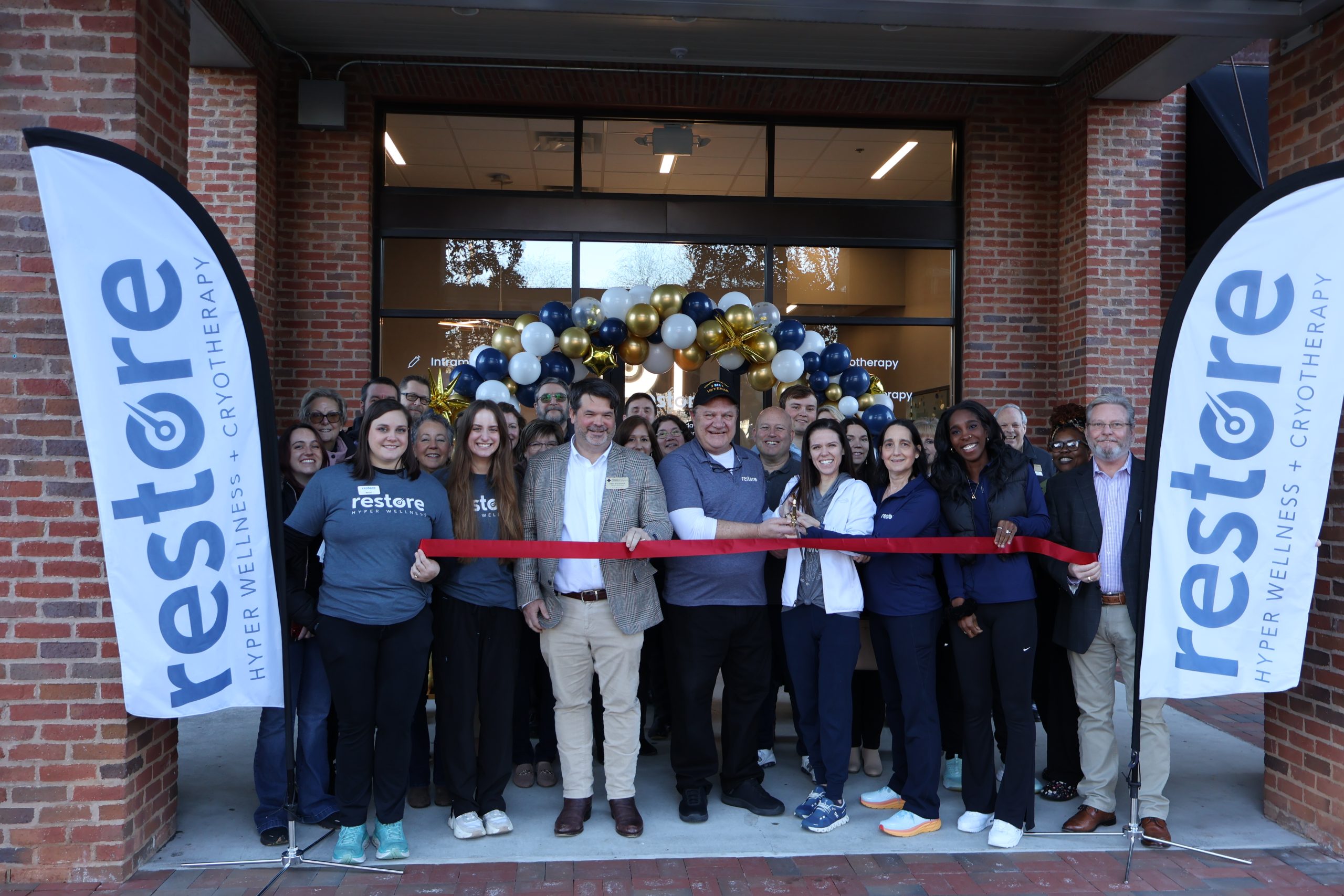 Restore Hyper Wellness Woodstock GA Ribbon Cutting Cherokee County