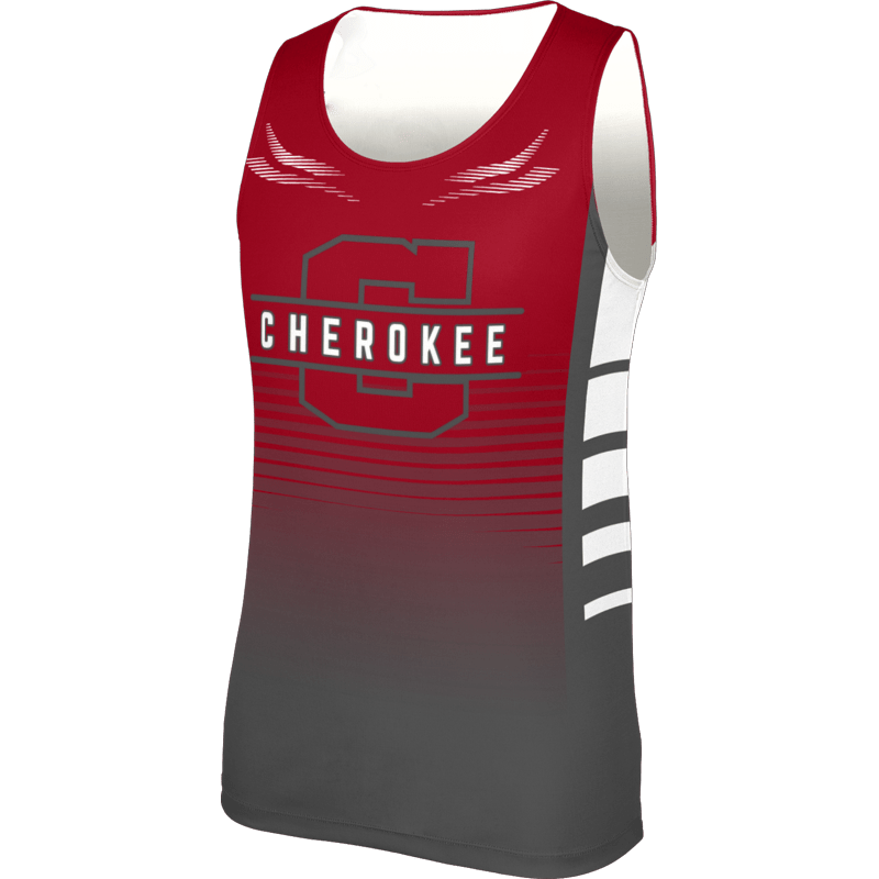 Singlet Jersey Cherokee Junior Warriors Youth Track and Cross Country