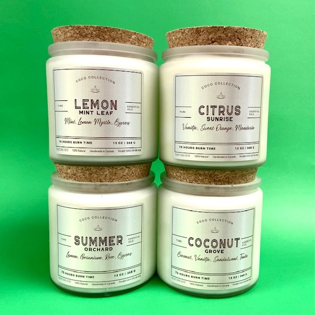 Coconut Wax Candles Cherry Birch General