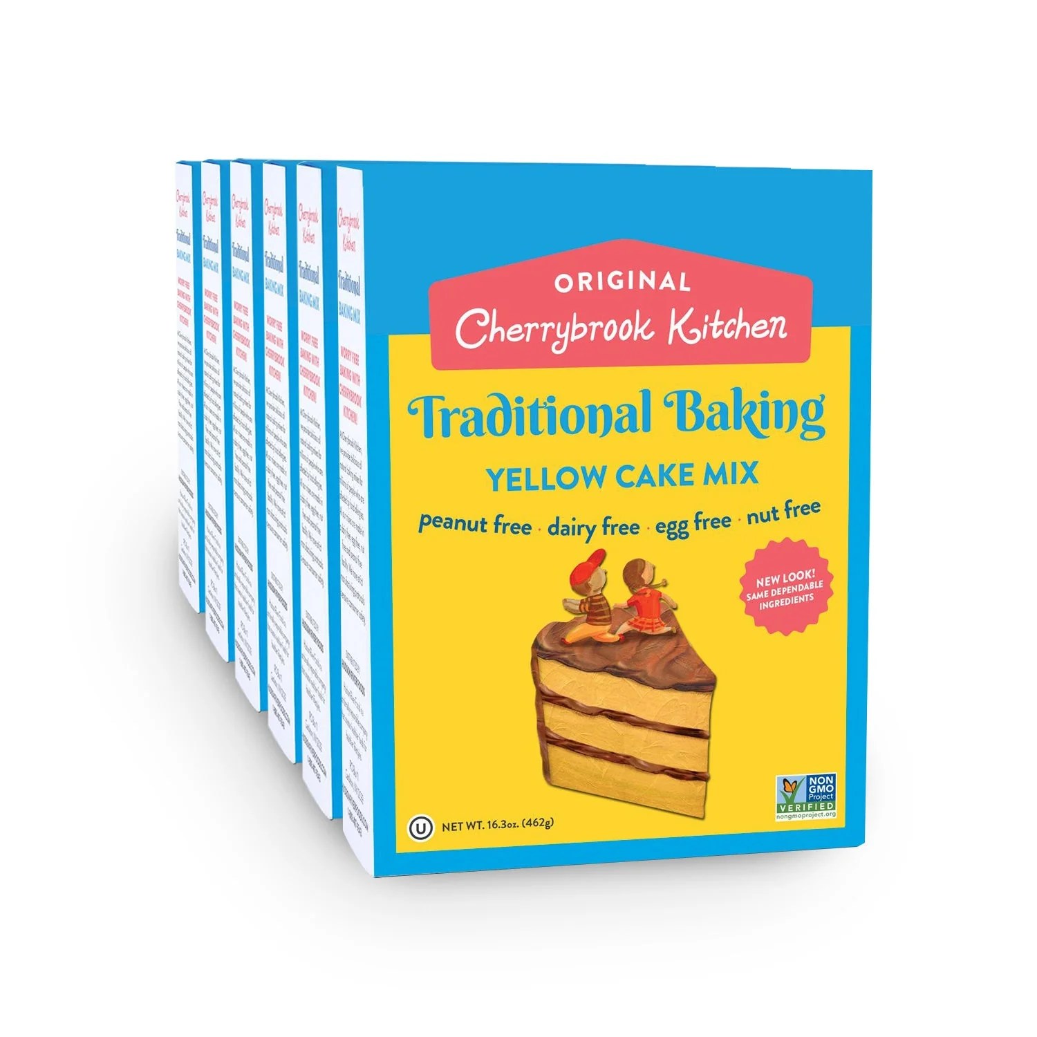 Traditional Yellow Cake Mix (6 Box Case) Cherrybrook Kitchen