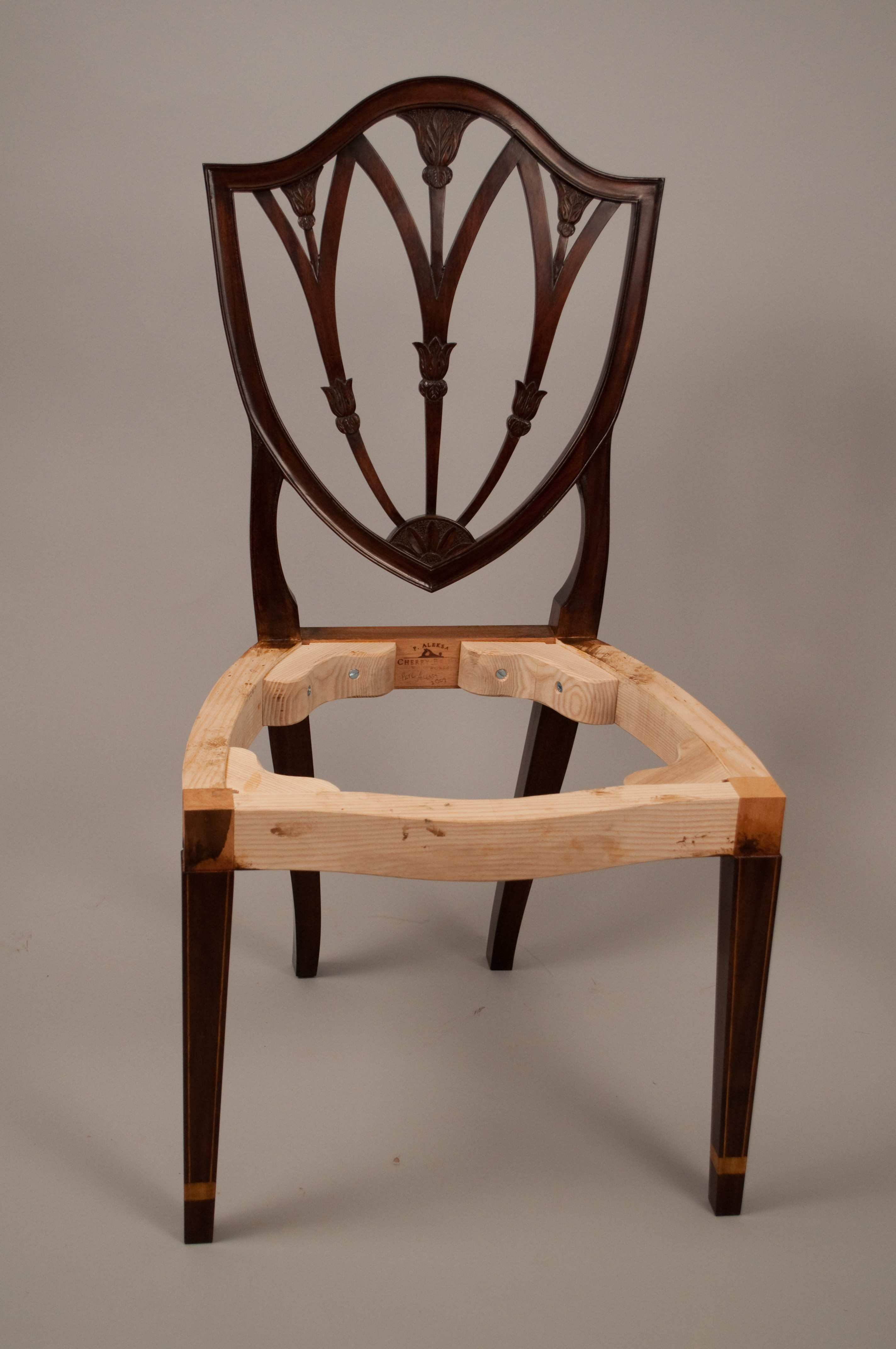Salem shield back chair Cherry Brook Woodworks