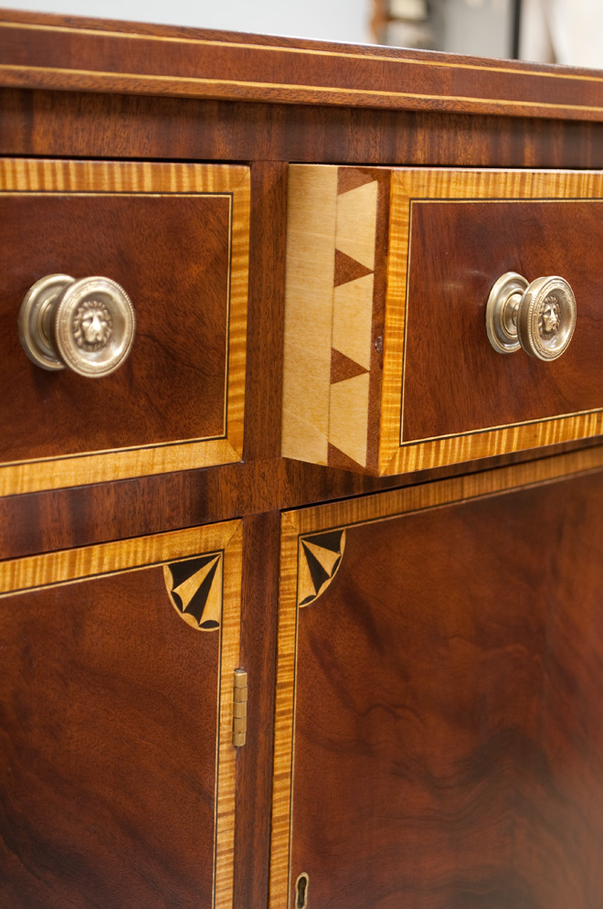 Portsmouth Bow Front Sideboard Cherry Brook Woodworks