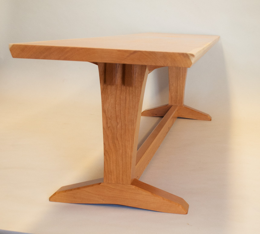 Farm Table Bench Cherry Brook Woodworks