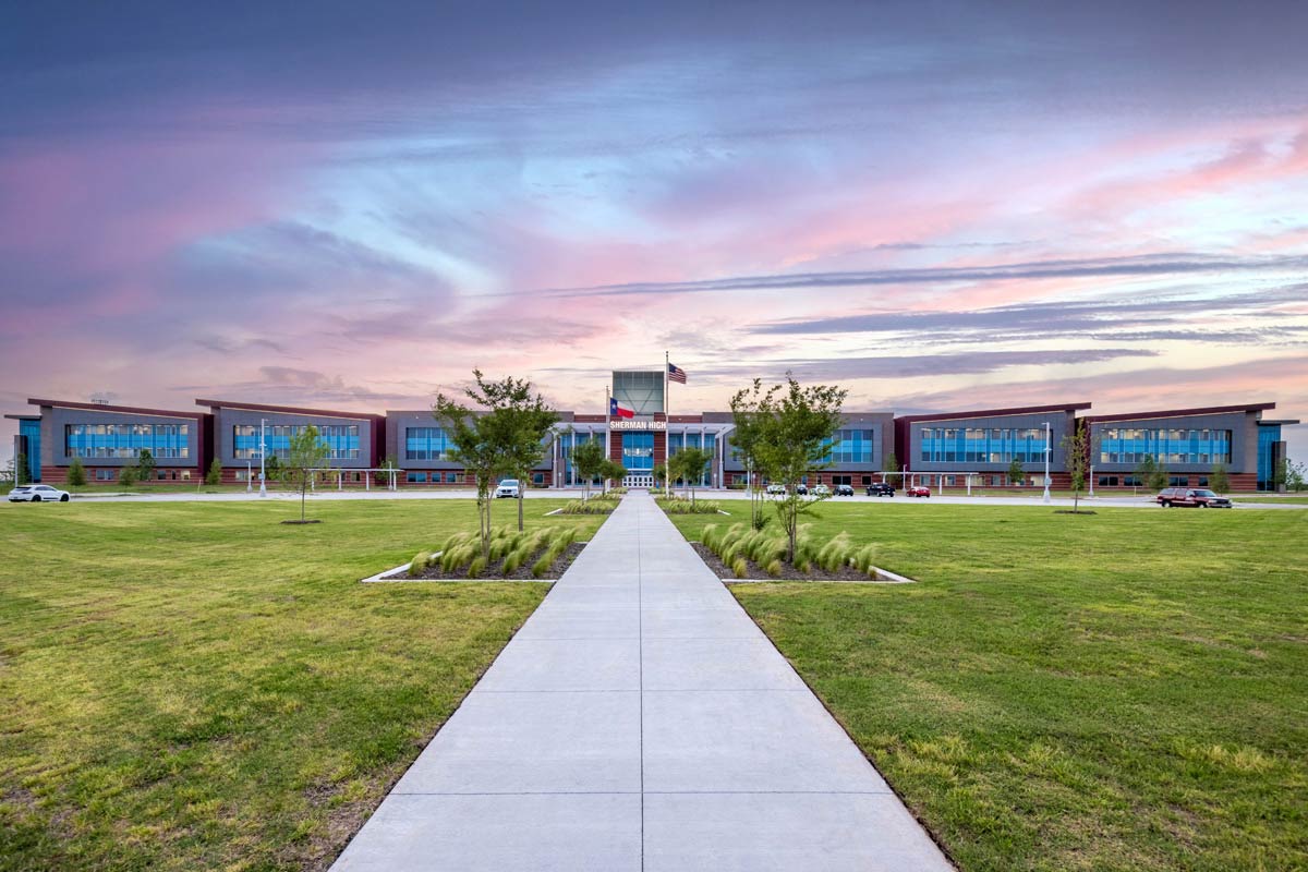 Sherman High School's new building construction is completed