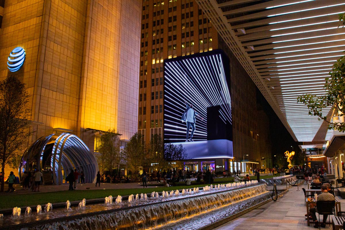 AT&T opens bold new Discovery District headquarters