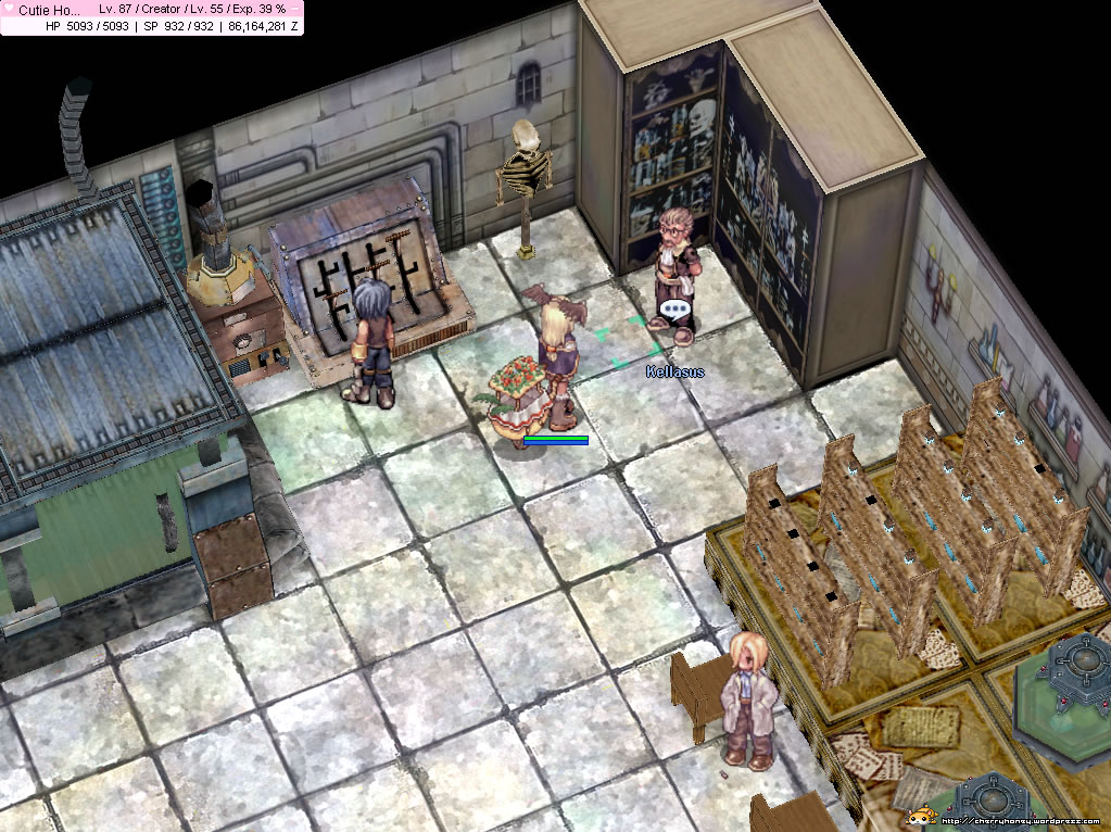 Ragnarok Online Quest creación Homúnculo cherryhoney