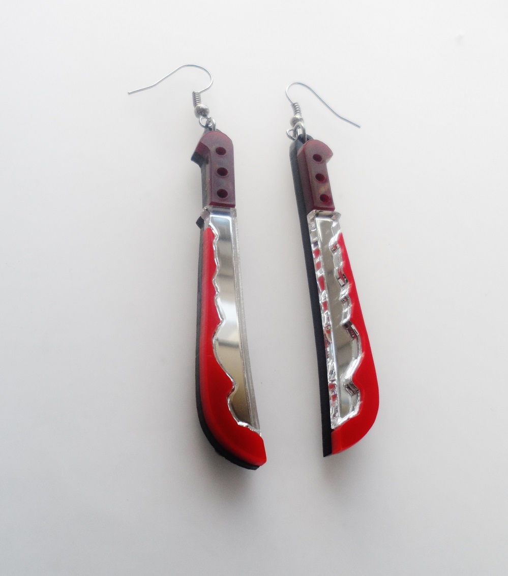 Machete earrings CHERRYLOCO