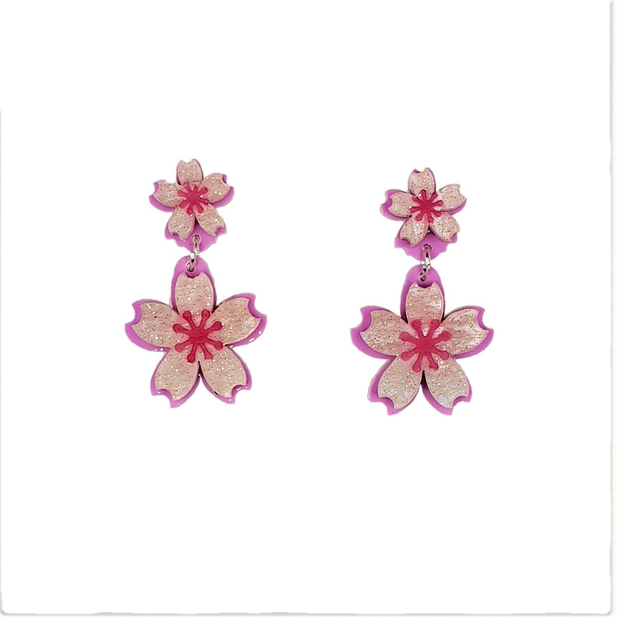 Sakura blossom earrings CHERRYLOCO