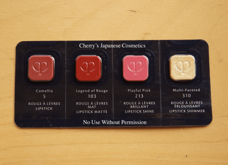 Shiseido Clé de Peau Beauté Lipsticks Cherry's Japanese Cosmetics