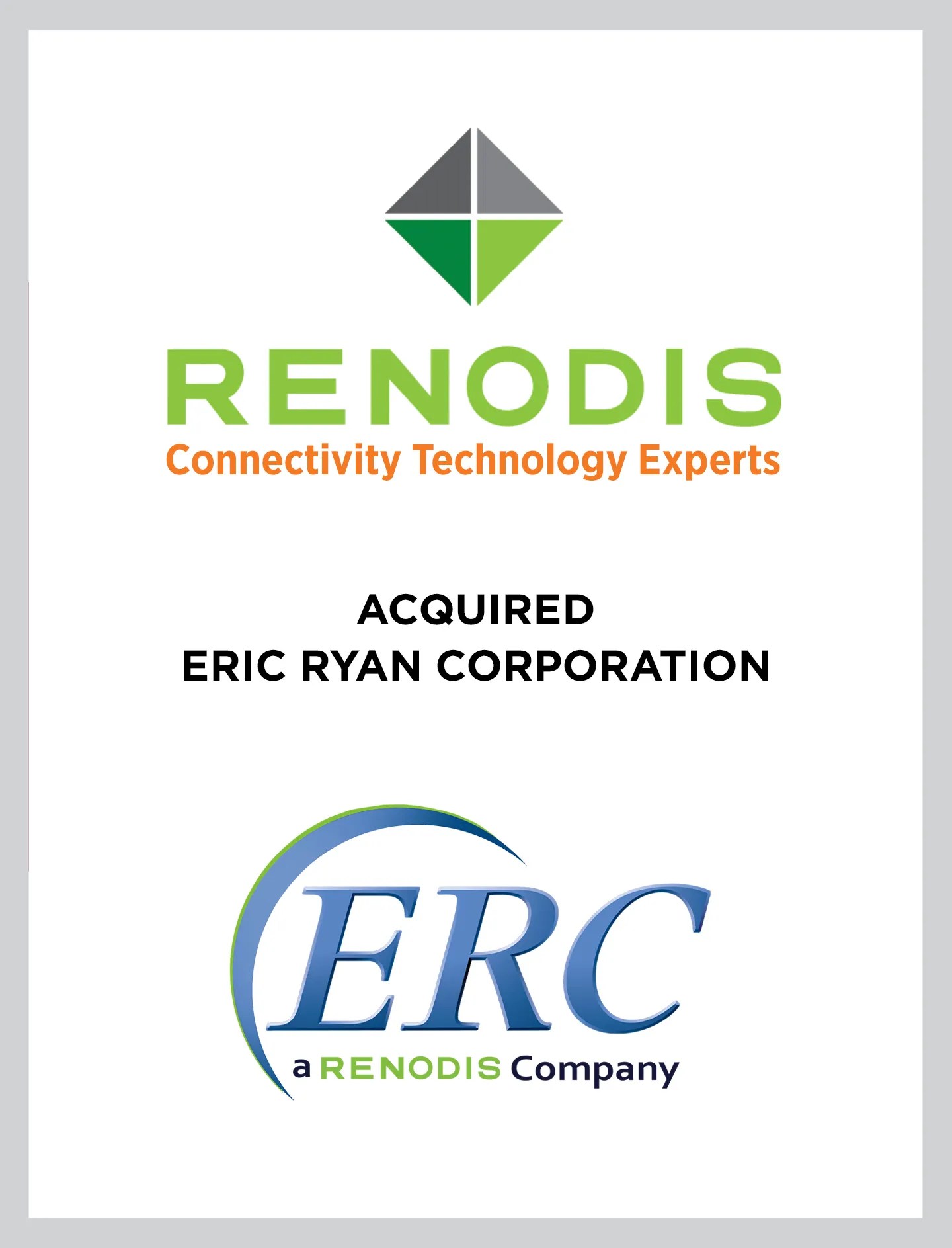 Cherry Tree Advises Renodis in Acquisition of The Eric Ryan Corporation