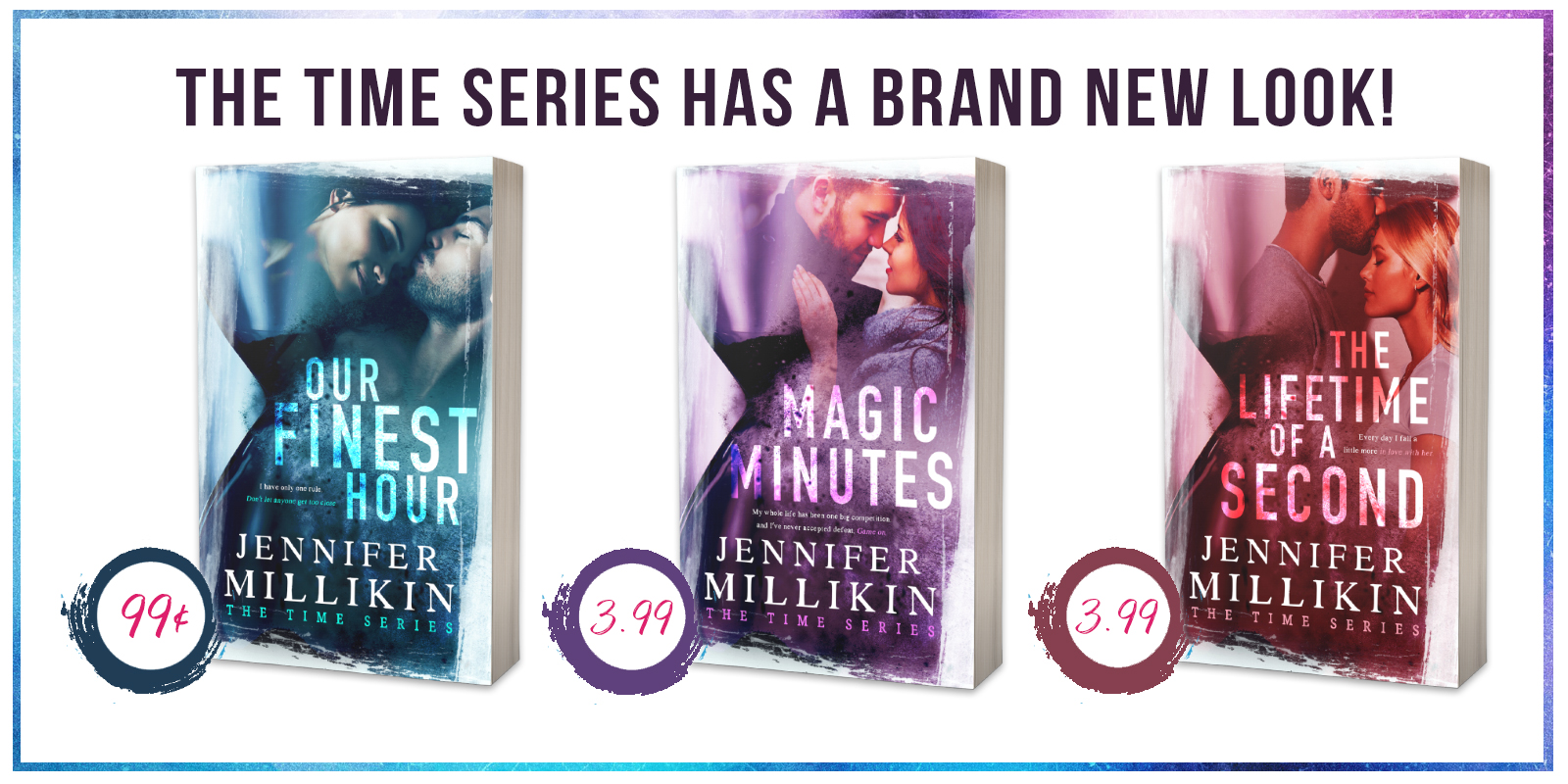 THE TIME SERIES by JENNIFER MILLIKIN Has A Brand New Look