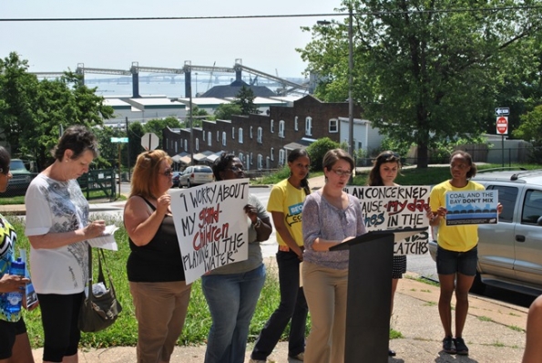 Fighting Water Pollution in Curtis Bay Chesapeake Climate Action Network