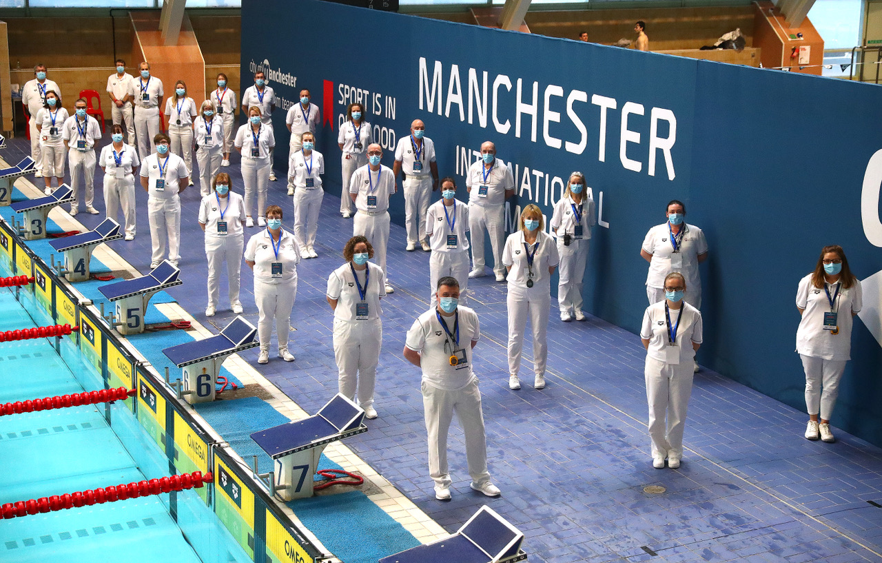 Cheshire Officials Contribute to the Manchester 2021 International Swimming Meet Cheshire