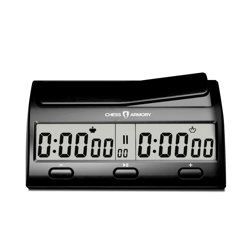 Chess Armory Advanced Chess Clock Portable Timer with Tournament and