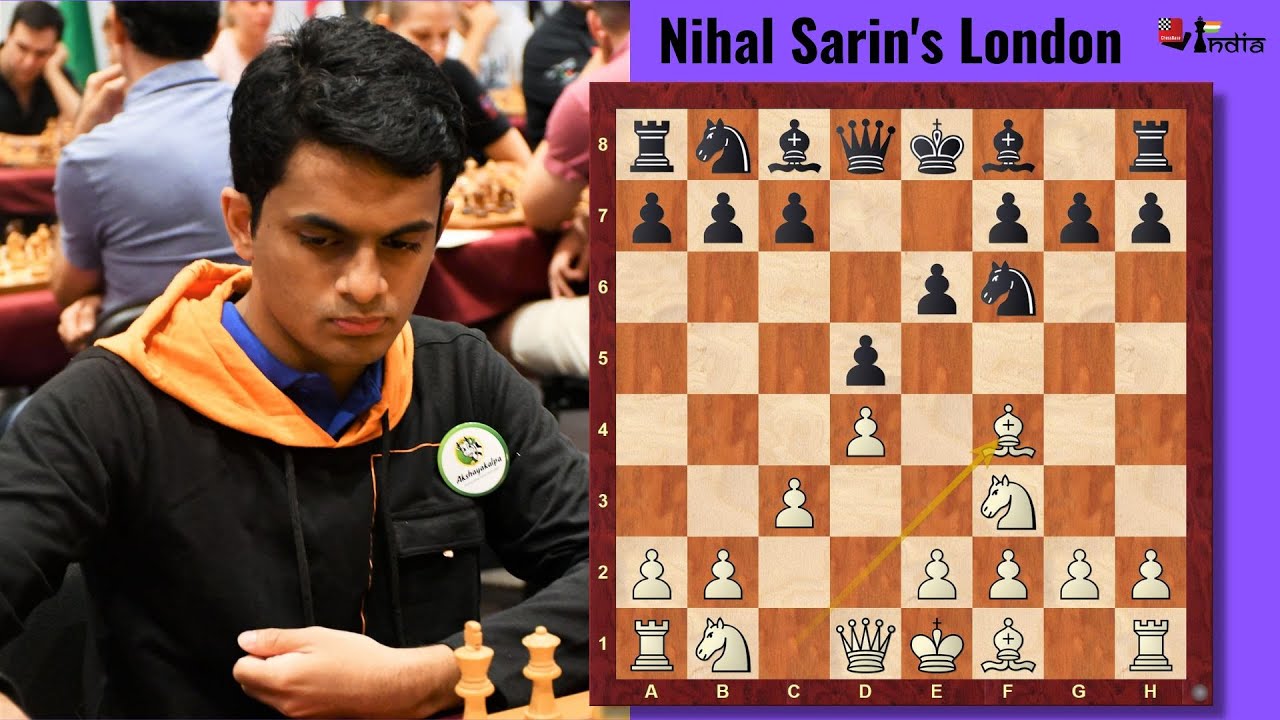 Nihal Sarin’s crazy tactical forks and pins in the London System